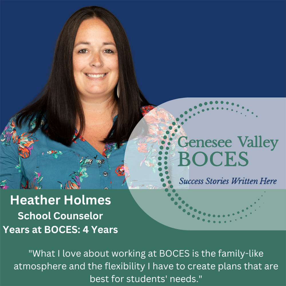 Heather Holmes, GV BOCES employee
